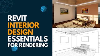 How To Render Interiors In Revit By Autodesk Cloud Render  Interior Design Essentials In Revit III [upl. by Risser]