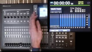 Tascam DP2432SD Tutorial 3A Basic 8track mixer [upl. by Clemen]