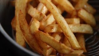 Pommes frites selbermachen  ohne Fritteuse [upl. by Idalla144]