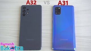 Samsung Galaxy A32 vs Galaxy A31 SpeedTest and Camera Comparison [upl. by Alek]