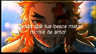 Besos en guerra  kimetsu no yaiba Lirycs AMV [upl. by Ahter]