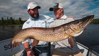 NORTHERN SASKATCHEWAN TROPHY PIKE [upl. by Ailedua]