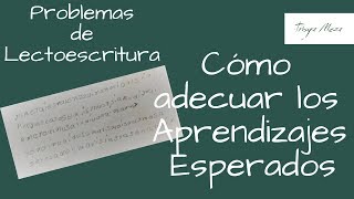 Adecuaciones Curriculares para Problemas de Lectoescritura [upl. by Ahseeyt]