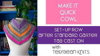 SECTION 1 Set Up Row Make it Quick Cowl Flock of Flamingos Cowl [upl. by Prem]