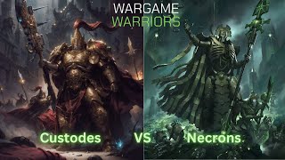 Custodes vs Necrons [upl. by Linsk916]