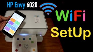 HP Envy 6020 WiFi SetUp [upl. by Harald]