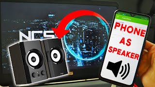 How to Use your Smartphone as a Speaker Wireless and USB [upl. by Ladiv]