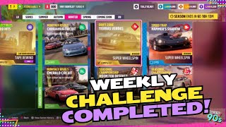 Forza Horizon 5 Weekly Rally Speed zone Challenge Tierras Verdes Complete Guide [upl. by Moorefield]