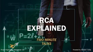 2 minute talks  RCA explained Root Cause Analysis [upl. by Fleck]