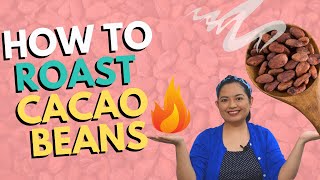 How To Roast Cacao Beans  Craft Chocolate Making [upl. by Sheedy920]