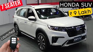 Honda’s New 7 Seater SUV Launched  32 KMPL  ₹ 9 Lakh  Honda की Fortuner  2024 Honda BRV Review [upl. by Adias]