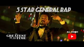 The GOAT  5 Star General English Rap BGM  Thalapathy Vijay  Yuvan Shankar Raja  Venkat Prabhu [upl. by Nollie]