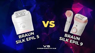 Depiladora Braun Silk Epil 5 vs 9 ¿Cuál es mejor [upl. by Kenna898]