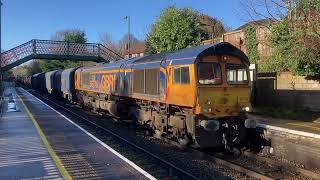 GBRf 66776 Joanne hauls 6M76 Margam to Dee Marsh Steels on the Borderlands Line [upl. by Neerhtak]