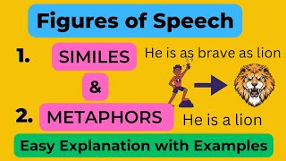 Similes Vs Metaphors  How Do They Differ and Similar  Easy Explanation with Examples [upl. by Nidorf595]