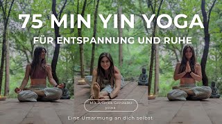 75 Minuten Yin Yoga  sanfte Bewegungen  Ganzkörper  Entspannung und Ruhe  Zeit für dich [upl. by Haneen]