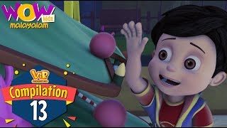 Vir the robot boy  Malayalam Cartoon  Compilation 13  Malayalam Moral Stories Malayalam Story [upl. by Murphy799]