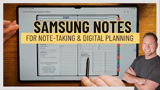 How to use Samsung Notes For Note taking and Planning [upl. by Adna]