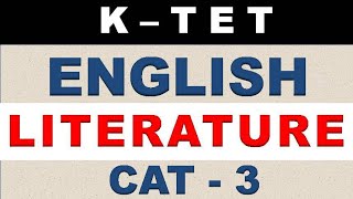 KTET English Literature [upl. by Stephenie]