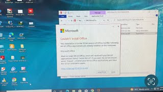 Couldn’t Install Office Want to install 64bit [upl. by Retsevlis]