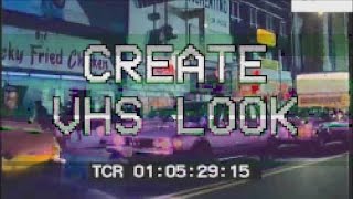 Create VHS Look in Final Cut Pro X [upl. by Weiman196]