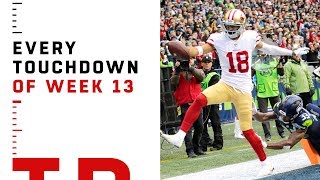 Every Touchdown from Week 13  NFL 2018 Highlights [upl. by Anilahs]