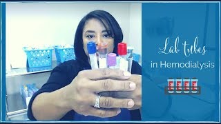 How to manage lab tubes for blood draws in Hemodialysis Dialysis Training [upl. by Leilani]