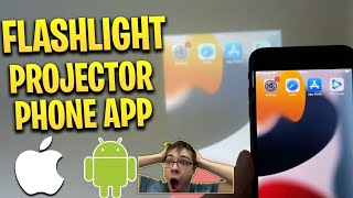 Flashlight Video Projector App Download Tutorial ✔️iOS amp Android Holoflash Download App 2024 [upl. by Ellette]