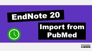 Import References into EndNote 20 from PubMed  Five Minute Friday [upl. by Sacksen736]