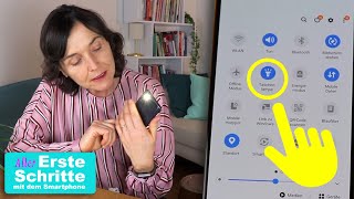 Wo ist die Taschenlampe auf dem Samsung Allererste Schritte mit dem Smartphone Teil 05 [upl. by Nye811]