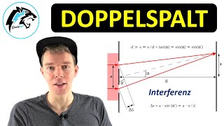 DOPPELSPALT mit Interferenzmuster  Physik Tutorial [upl. by Maxey]