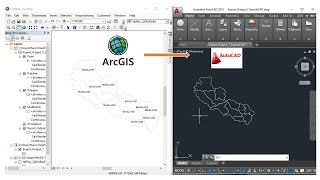 ArcGIS How to export GIS map to AutoCAD [upl. by Ardeha]