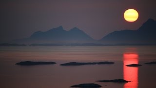 Midnight Sun Timelapse in Bodø Norway [upl. by Ardnasella874]