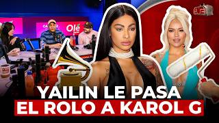 YAILIN LE PASA EL ROLO A KAROL G Y SE CORONA COMO LA MEJOR VESTIDA DE LATIN GRAMMY [upl. by Reena]