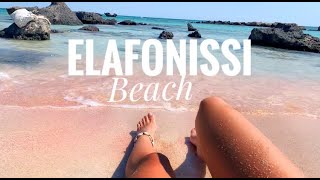 ELAFONISSI BEACH 2019  CHANIA GREECE CRETE ISLAND  PINK SAND BEACH  BEST PLACES TO VISIT GREECE [upl. by Anirt]