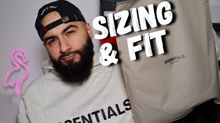 FEAR OF GOD ESSENTIALS HOODIE  Sizing amp Fit  How To Style [upl. by Pohsib]