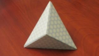 How to make an Origami Hexahedron [upl. by Aikram]