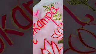 Hand painted saree [upl. by Graeme196]