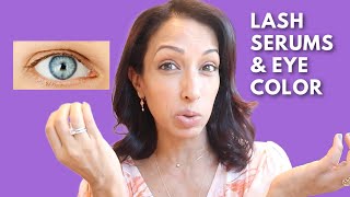 Do Lash Serums Change Your Eye Color [upl. by Ecirbaf]