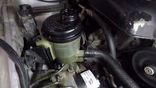 HYUNDAI ELANTRA power steering fluid flush [upl. by Onairotciv63]