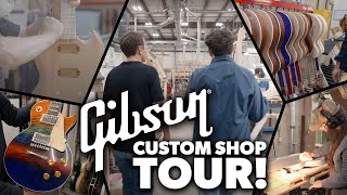 Gibson Custom Shop  Behind the Scenes Tour [upl. by Susette263]