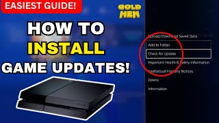 How To Install Game Updates On A Jailbroken PS4 1100 or Lower [upl. by Joshua576]