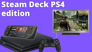 Start playing your Steam games on the PS4 Steam Deck OS for the win [upl. by Older]