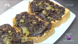 Tosta de revuelto de morcilla con manzana [upl. by Crandale]