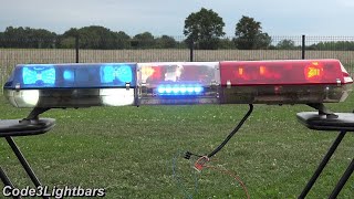 47quot Code3 MX7000 lightbar with LED bulbs [upl. by Anamuj]