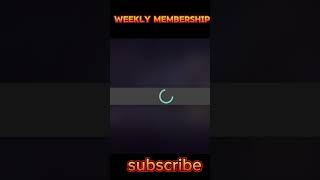 weekly membership purchaseviraltrending [upl. by Outhe]