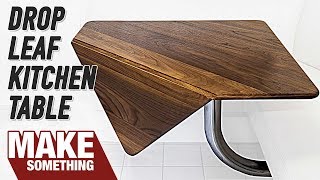 Woodworking Project  Kitchen Drop Leaf Table [upl. by Sybley]