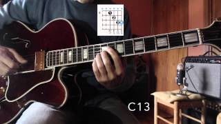 Satin Doll  Jazz Guitar Chord Melody Harmonization [upl. by Gentille653]