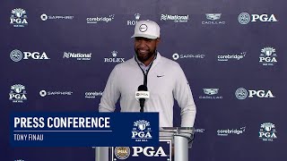 Tony Finau Press Conference  2023 PGA Championship [upl. by Gerrald]