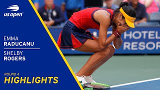 Emma Raducanu vs Shelby Rogers Highlights  2021 US Open Round 4 [upl. by Marijo]